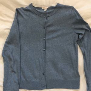 Gap-Heather Blue Cardigan, Size Small